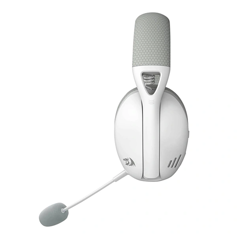 Audífono Redragon IRE Pro H848 White / Grey Wireless-0