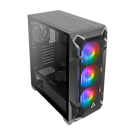 Gabinete Antec DF600 Flux Black Mid Tower-1