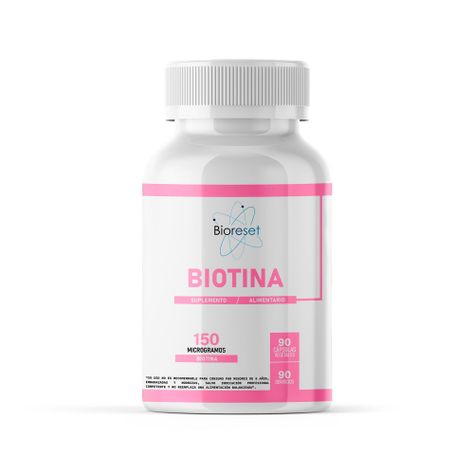 BIOTINA 150 Mcg - 90 Cápsulas -0