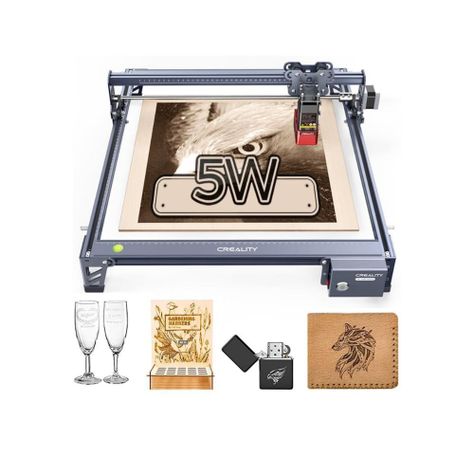 Creality Cr-Laser Falcon 5W - Grabadora Láser de Madera y Otros Materiales-1