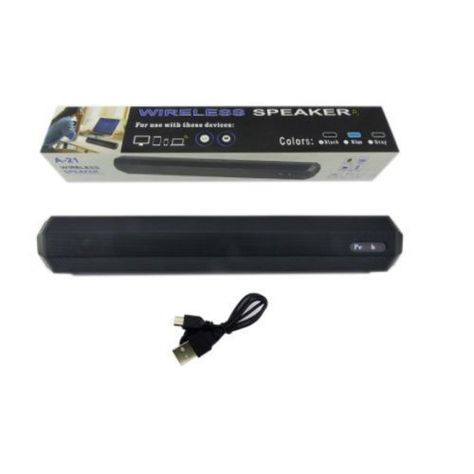 Parlante cilíndrico recargable con Bluetooth-1