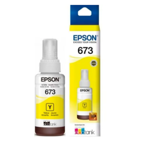 Botella Original Epson 673 / T673420 Yellow-0