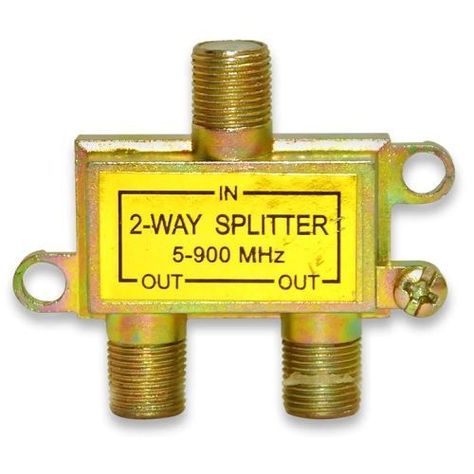Splitter coaxial de 1 entrada a  2 salidas-1