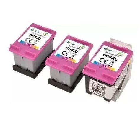 Pack 3 cartuchos 664 XL tricolor -0
