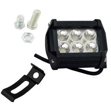 Neblinero rectangular 6 LED-0