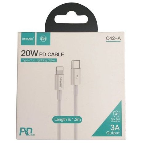 Cable de carga tipo C a Lightning -1