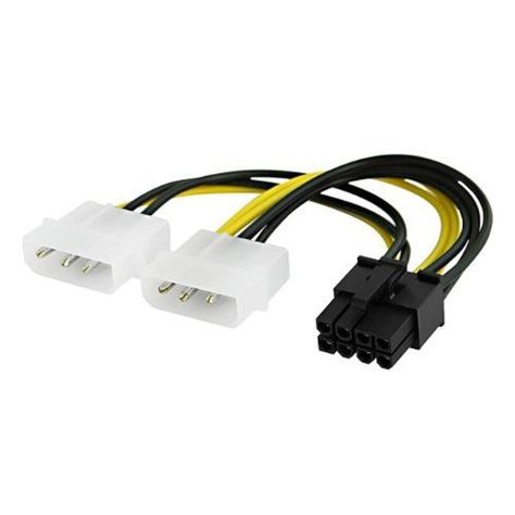 Cable Molex doble de 4 Pin a 8 Pin-0