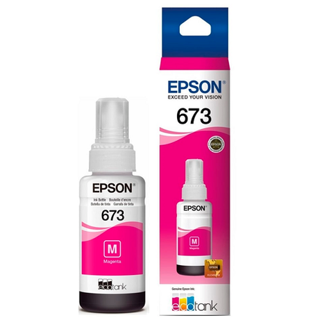 Botella Original Epson 673 / T673320 Magenta-0