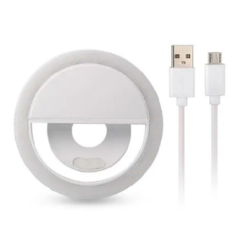 Anillo de luz LED tipo selfie para Celular-0