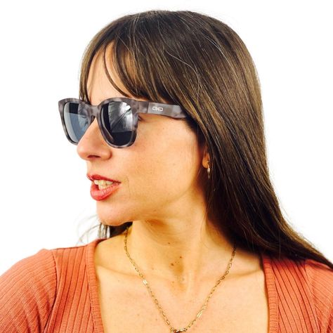 Anteojos de Sol THE HUNTER GRIS TORT/AZUL POL-4