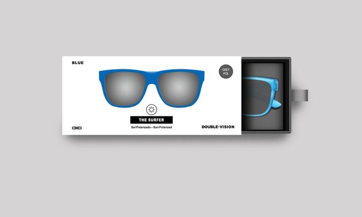Anteojos de Sol The Surfer | Blue/Grey Pol-3