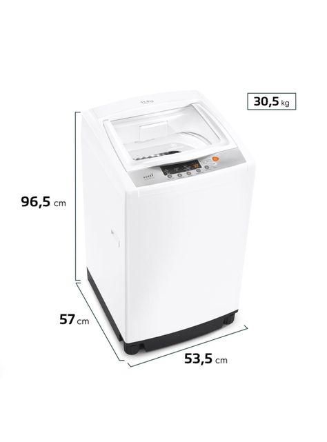 Lavadora Automática 11,5Kg Lavado Diferido Efficace 11,5 BZG-1