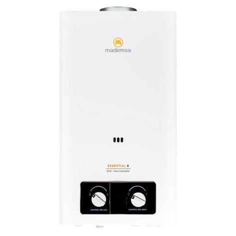 Calefont Gas Licuado 8 Litros Tiro Natural Essential 8 Eco-0