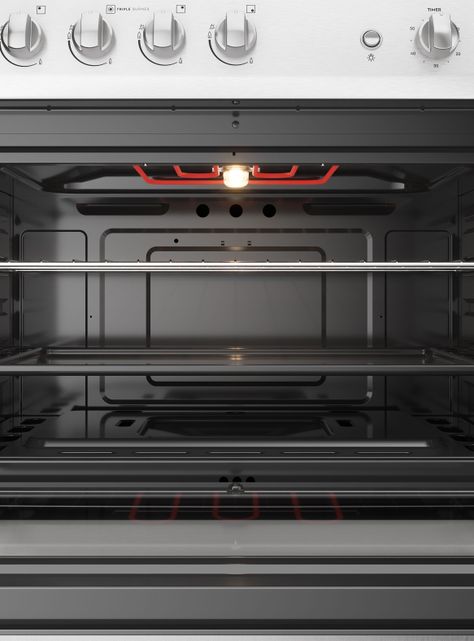Cocina a Gas 5 Platos Fensa VaporBake Triple Llama F 5500 T-4
