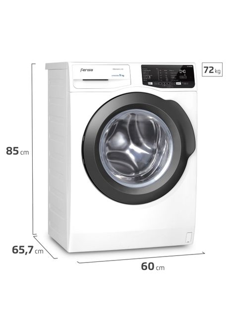 Lavadora Automática 11Kg Carga Frontal Inverter Vapor 11W-1
