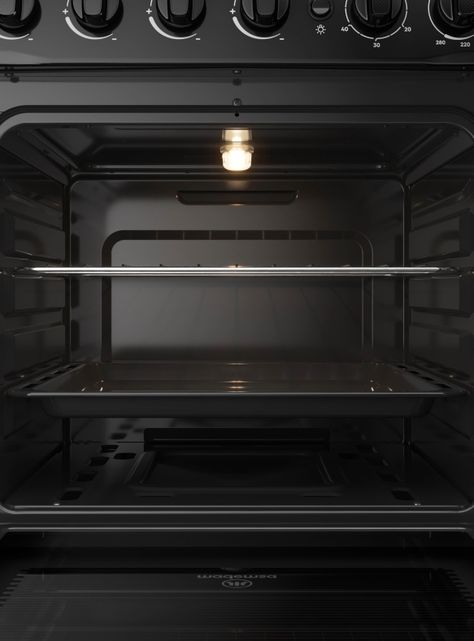 Cocina a Gas 4 Platos LimpiaFácil y Timer M 775 BT Negra-5