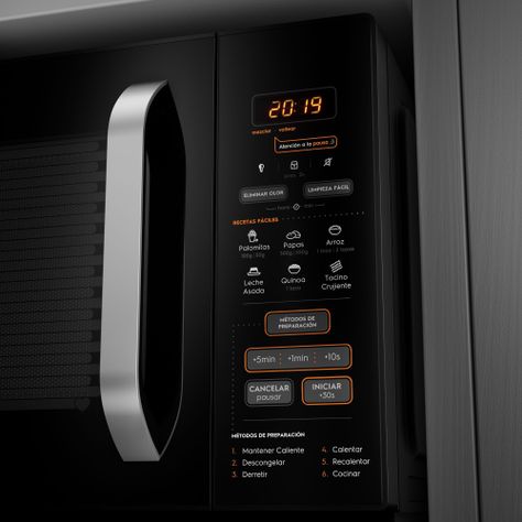 Microondas Mademsa 28 Litros Digital  MM28FB Negro-5
