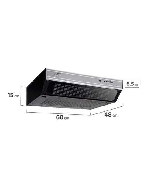 Campana de Cocina Extractora 60cm Double Function FX U6160-1