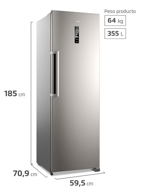 Congelador Freezer Fensa Vertical 262L No Frost FTI4S-1