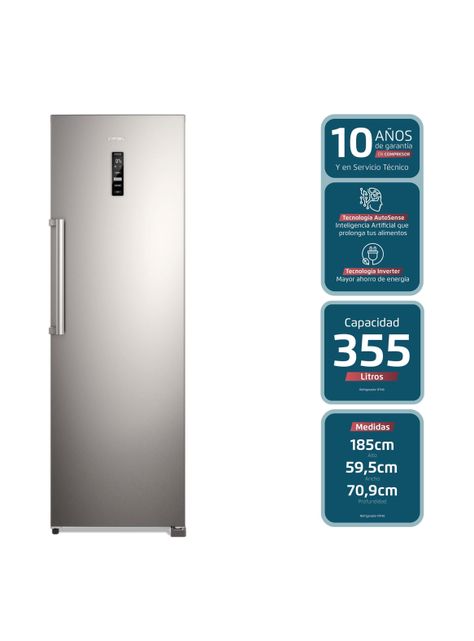 Congelador Freezer Fensa Vertical 262L No Frost FTI4S-2