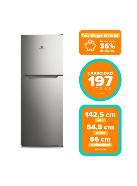 Refrigerador 197L No Frost Top Freezer Inverter Altus 1200 I-2