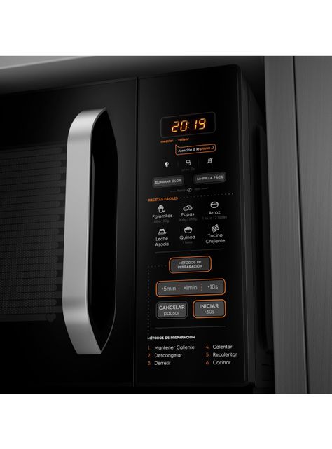 Microondas Mademsa 31 Litros Digital MM31FB Negro-4