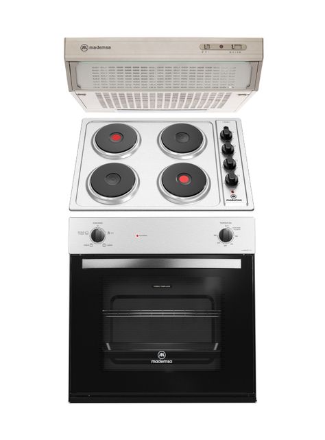 Kit Encimera M Ee48ed A + Campana U160s + Horno M Spazio 110-0