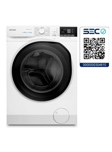 Lavadora Secadora Fensa 8Kg Carga Frontal Vapour Care 8WD-5