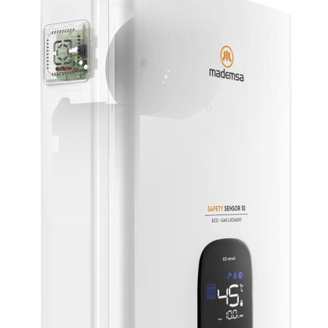 Calefont Gas Licuado 10 Litros Tiro Forzado Sensor 10 Eco-3