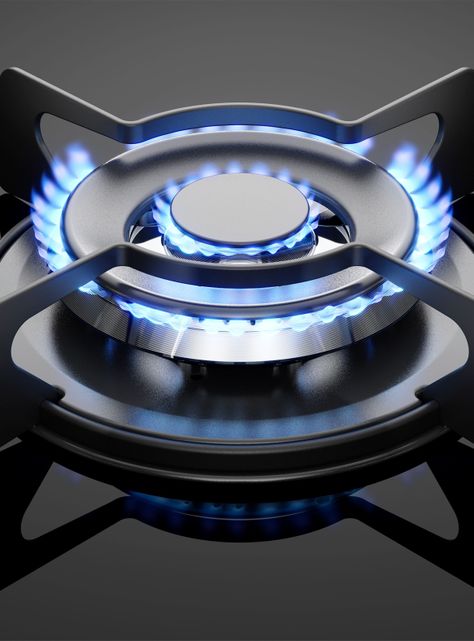 Encimera a Gas 5 Platos Fensa Vitrocerámica F GC75V A-4