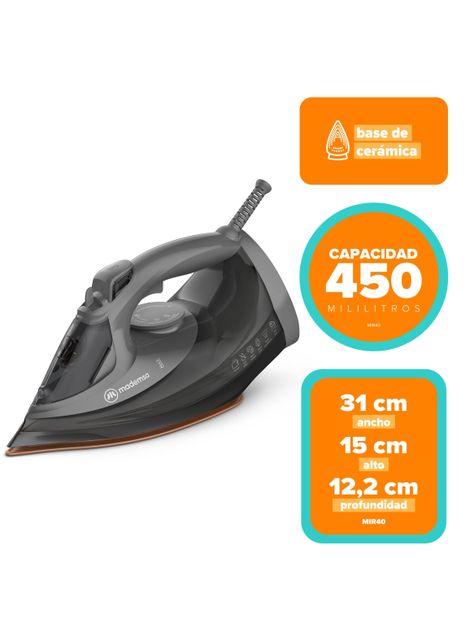 Plancha a Vapor Mademsa con Apagado Automático MIR40-2