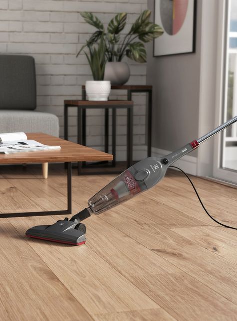 Aspiradora Vertical con Cable Electrolux 700W 2 en 1 con Filtro HEPA STK15 Gris-2