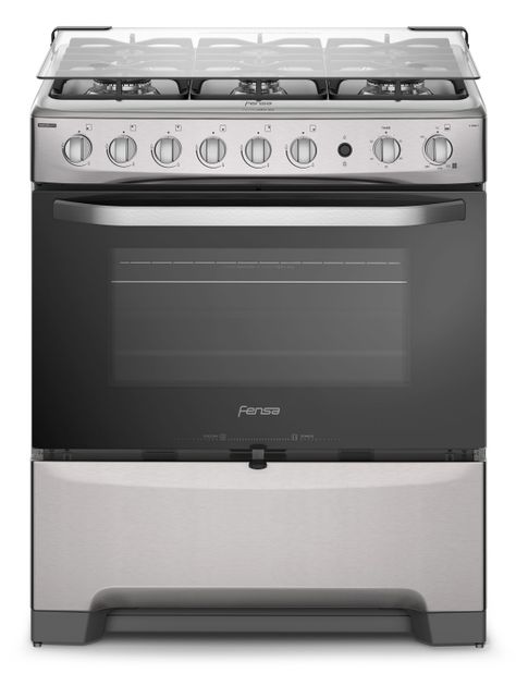 Cocina a Gas 6 Platos Fensa VaporBake y Timer F 5300 T-0