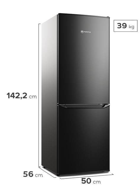 Refrigerador 166L Frío Directo Bottom Freezer MED165B-1