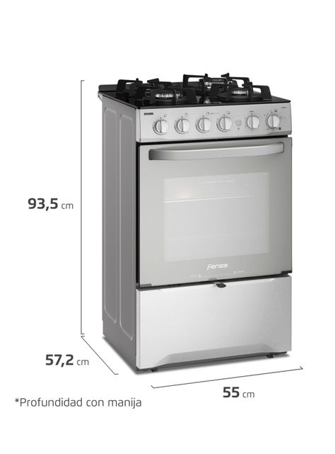 Kit Cocina 4 Platos F 3000 RT + Campana Empotrada FG 7770-1