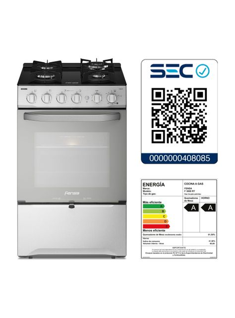 Kit Cocina 4 Platos F 3000 RT + Campana Empotrada FG 7770-3