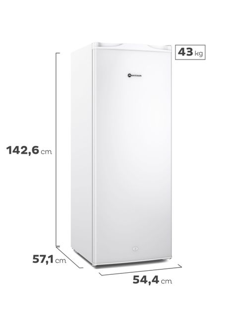 Congelador Freezer Vertical 157L Frío Directo MFV645B-1