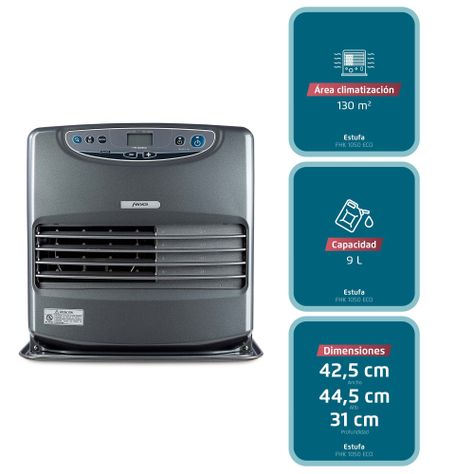 Estufa a Parafina Láser Fensa 9 litros FHK 1050 Eco -2