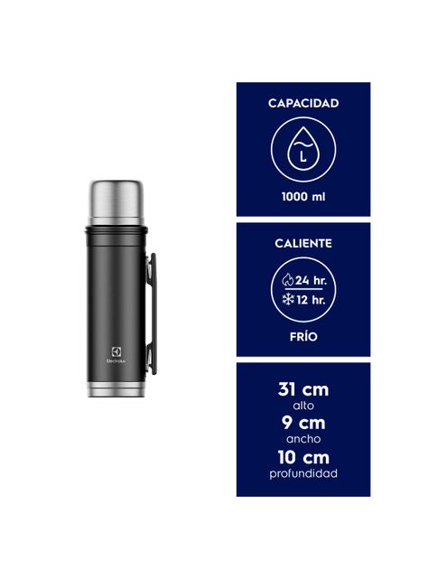 Termo Electrolux 1 Lt  Sense To Go Negro-2
