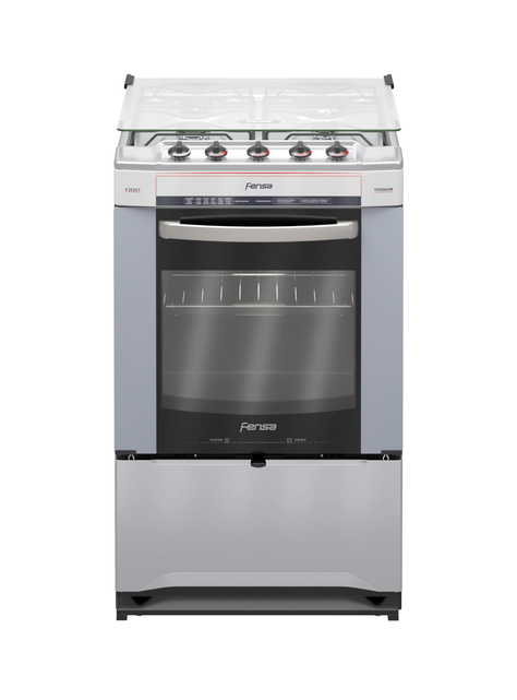 Cocina a Gas 4 Platos Fensa Quemadores Laterales F2525 T-0