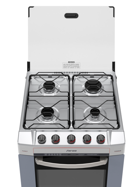 Cocina a Gas 4 Platos Fensa Quemadores Laterales F2525 T-3