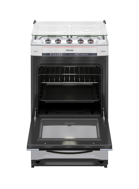 Cocina a Gas 4 Platos Fensa Quemadores Laterales F2525 T-4