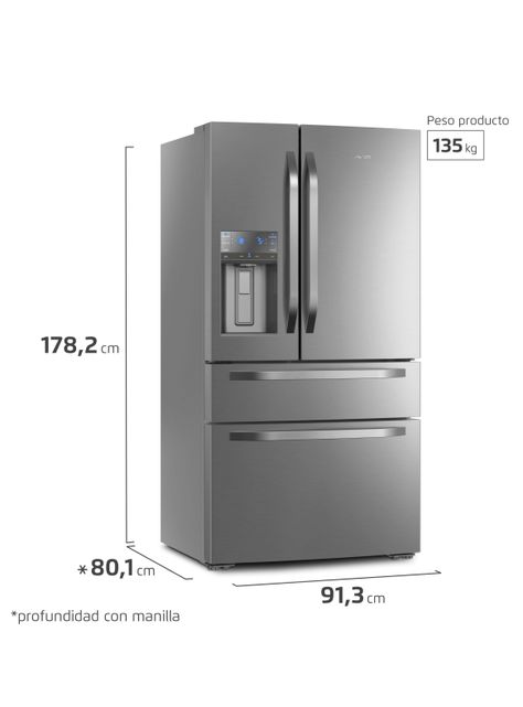 Refrigerador 540L No Frost 3 Puertas Advantage Plus 7790-1