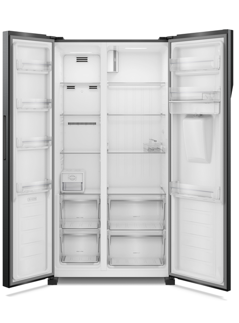 Refrigerador Fensa 436L No Frost Side By Side SFX440B Negro-4