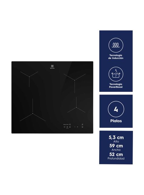 Encimera de Inducción - 4 Quemadores IE6LP - Fensa-3