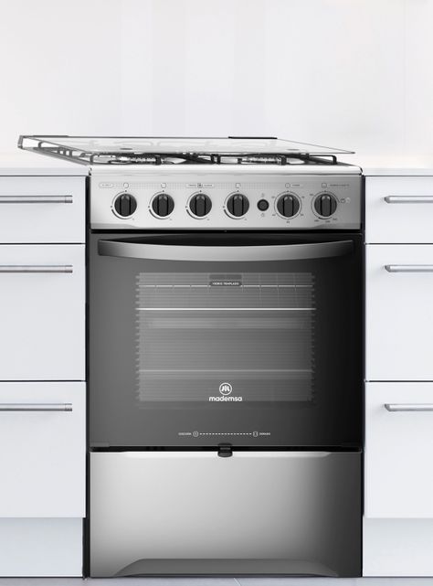 Cocina a Gas 4 Platos Mademsa Triple Llama y Grill M 795 T-2