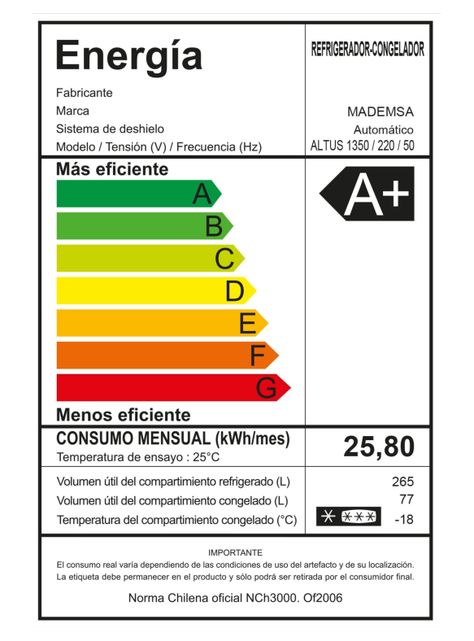 Refrigerador Altus 1350W 342L No Frost Top Freezer Multiflow-7
