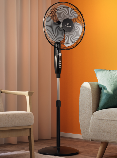 Ventilador Pedestal Mademsa 55W Timer SF160-3
