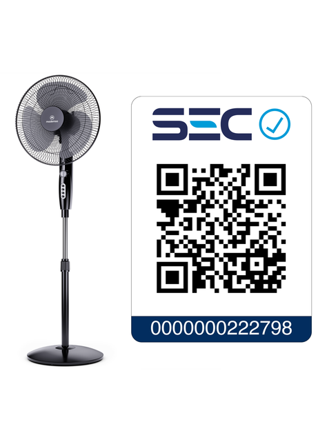 Ventilador Pedestal Mademsa 55W Timer SF160-7