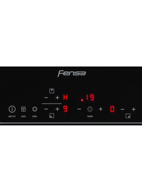 Encimera Eléctrica 3 Platos Fensa Vitrocerámica FEV 3T-2
